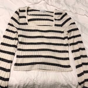 A square neck sparkly shirt from Nordstrom!